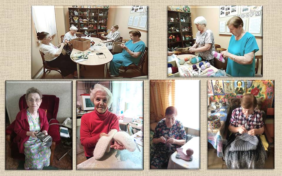 В филиале ГАУ СО «КЦСОН г. Саратова» продолжается сбор готовых вязанных изделий для жителей Донбасса